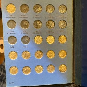 Silver dime book.